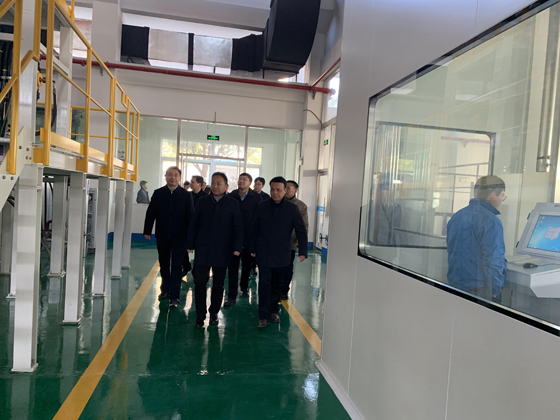 Municipal Party Committee Secretary Gao Shan led a team to observe the construction of major industrial projects of Huaxin